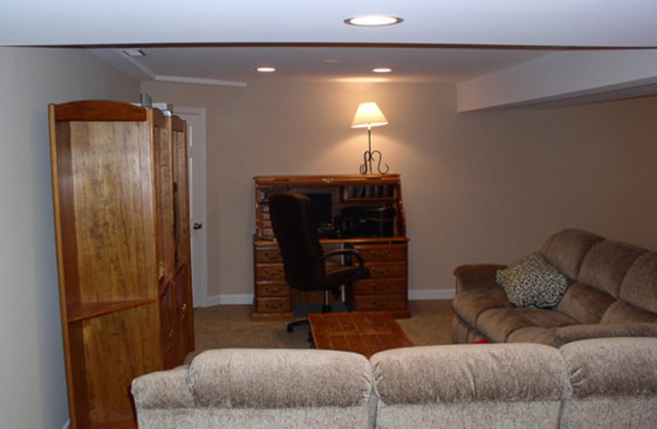 basement remodel - C.A. Stevens Builders Inc.