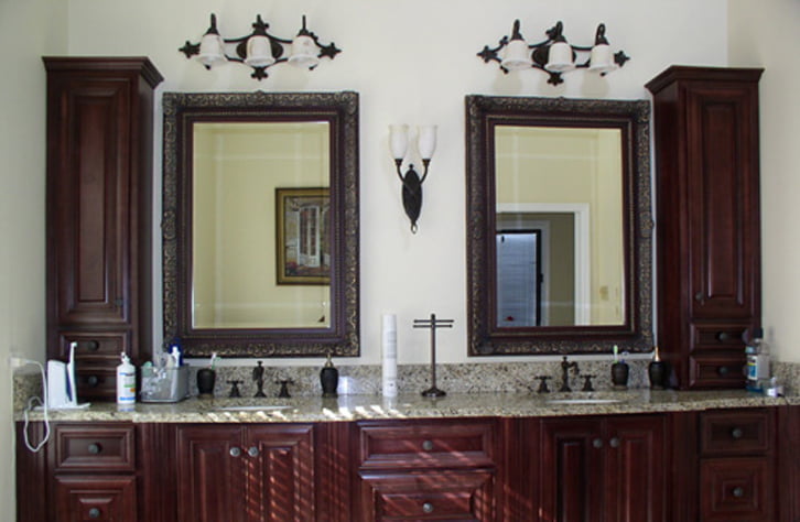Double Vanities & Mirrors Orland Park - C.A. Stevens Builders Inc.