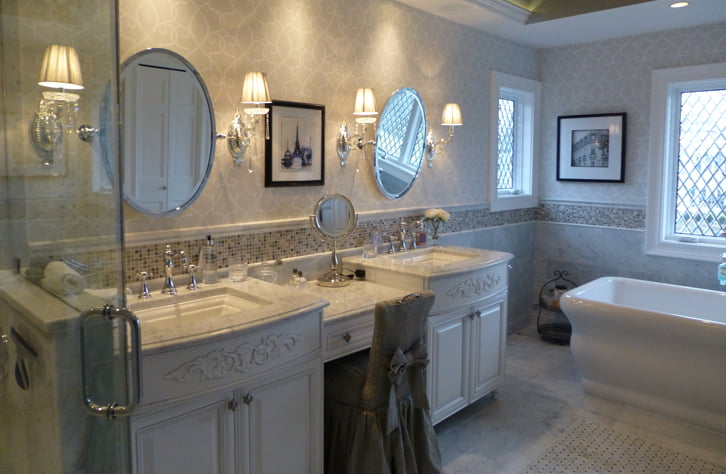 Luxury bathroom Vanities in Homer Glen - C.A. Stevens Builders Inc.
